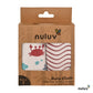 Nuluv Bamboo Cotton Burp Cloths, Soft & Gentle for Baby’s Sensitive Skin, Highly Absorbent & Quick-Dry, Reusable, Pack of 2