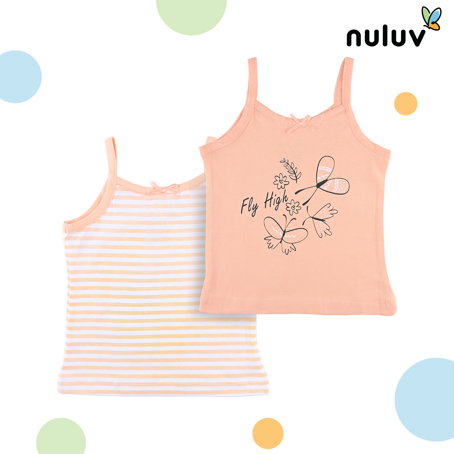 Infant Girl Camisoles - Pack of 2