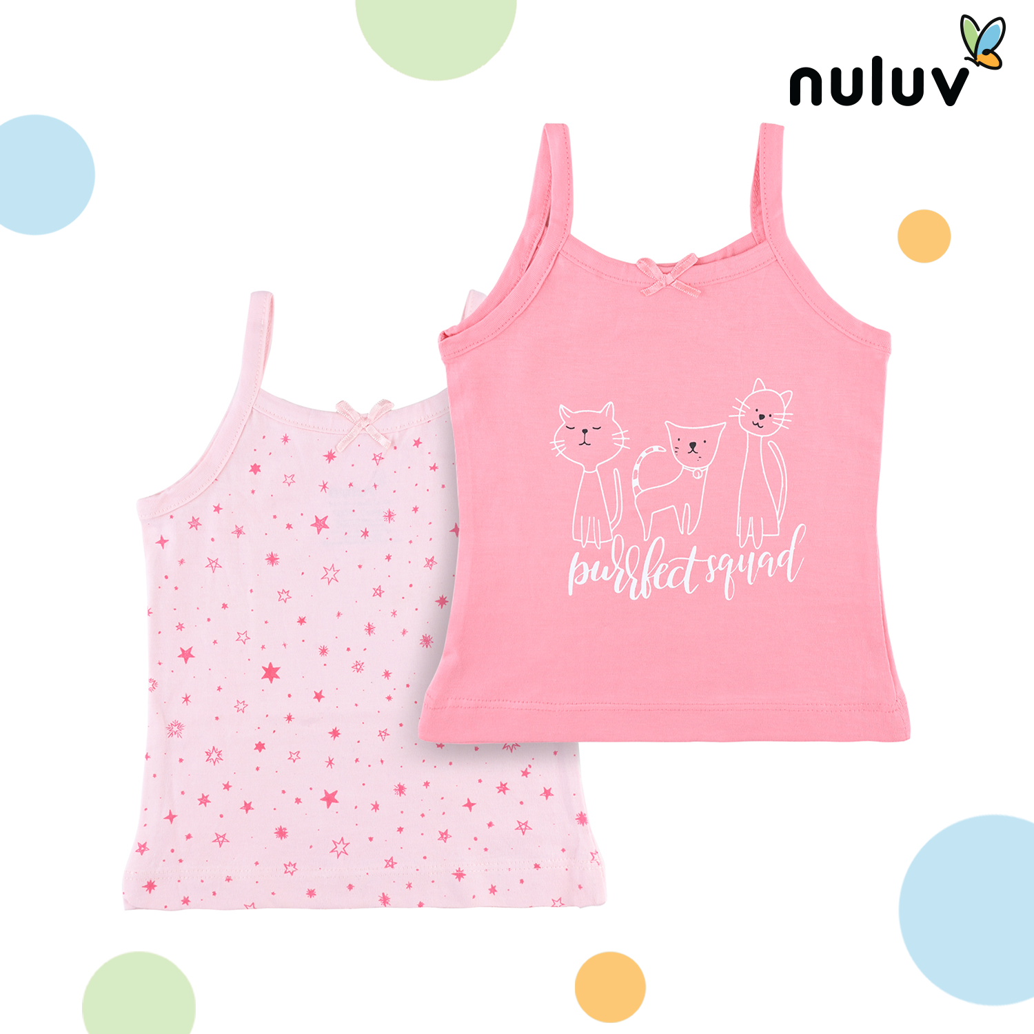 Infant Girl Camisoles - Pack of 2
