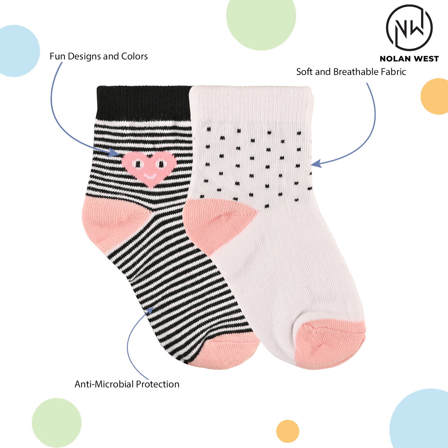 Kids socks - Girls Pack of 2