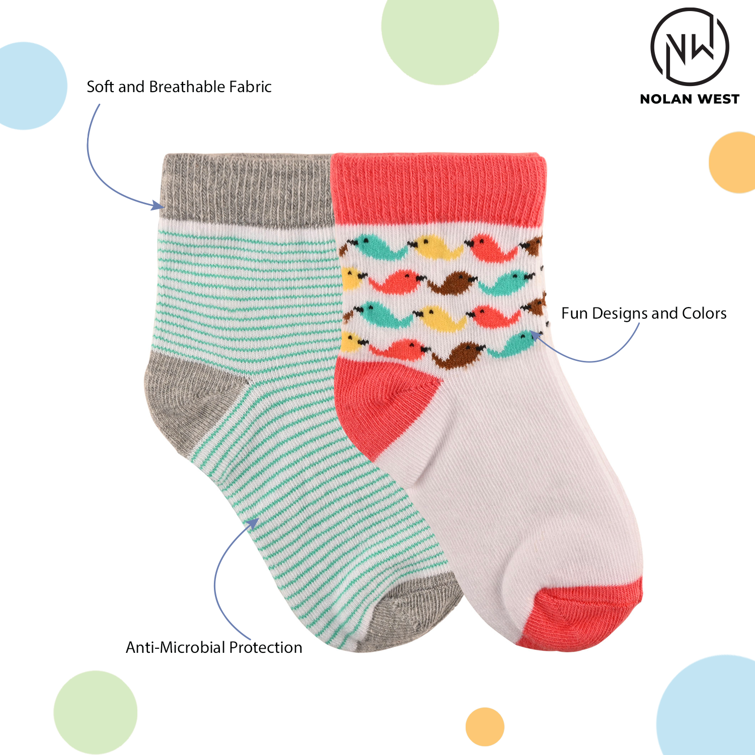 Kids socks - Girls Pack of 2