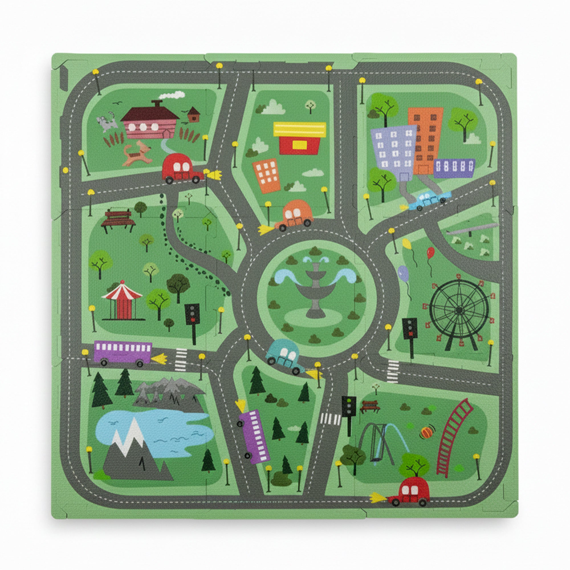 Mini Drive Soft Foam Mat For Kids