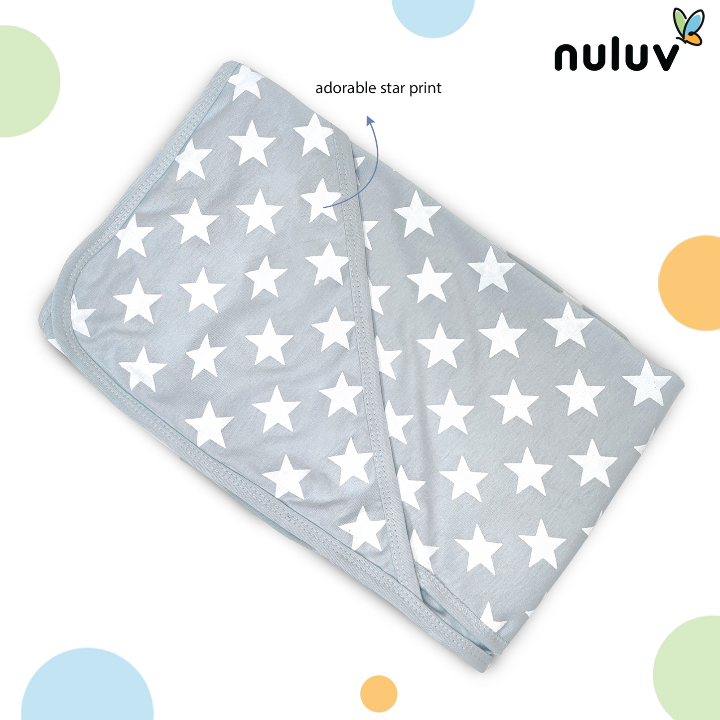 Nuluv Printed baby towel for Boys