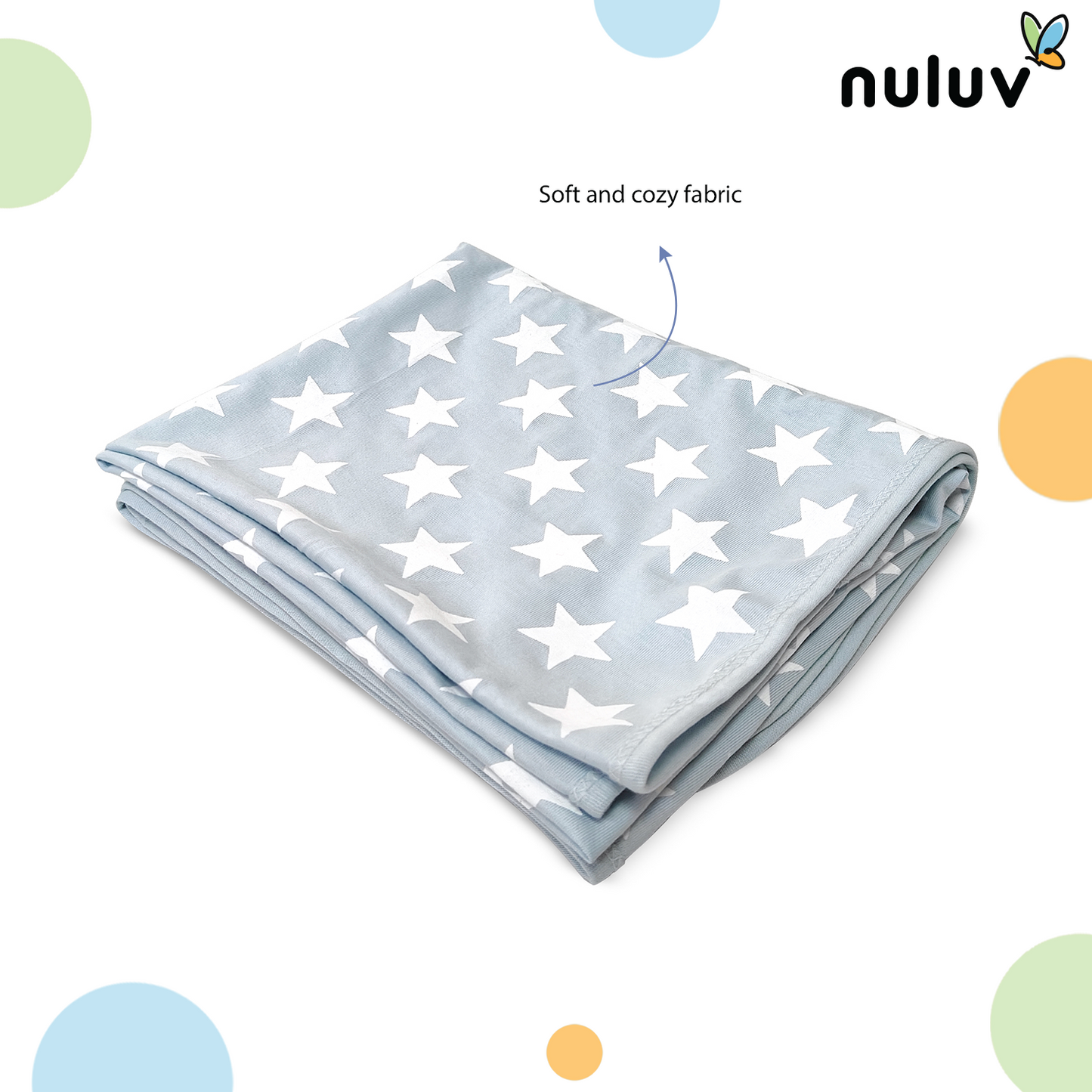 Nuluv Printed baby towel for Boys