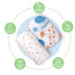Nuluv Whale Swaddle Wrap Super Ultra Soft Cotton Malmal Baby Swaddle Cloth | Soft Pure Cotton Sheets Baby Wrap Set for New Born Babies | New Born Swaddles, Suitable 0 to 6 Months, Blue