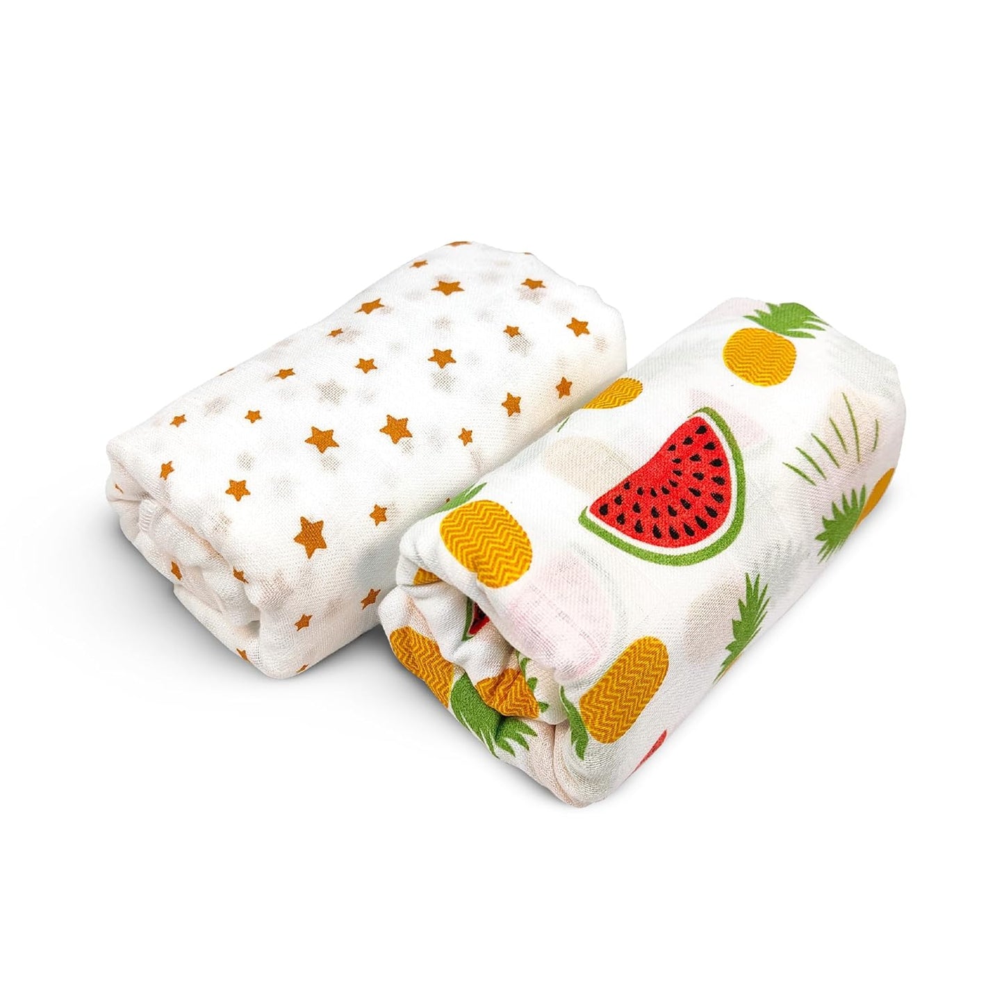 Nuluv Whale Swaddle Wrap Super Ultra Soft Cotton Malmal Baby Swaddle Cloth | Soft Pure Cotton Sheets Baby Wrap Set for New Born Babies | New Born Swaddles, Suitable 0 to 6 Months, Yellow