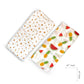 Nuluv Whale Swaddle Wrap Super Ultra Soft Cotton Malmal Baby Swaddle Cloth | Soft Pure Cotton Sheets Baby Wrap Set for New Born Babies | New Born Swaddles, Suitable 0 to 6 Months, Yellow