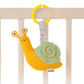 Nuluv Soft Snail Rattle Sound Buddy for Babies 3 Month+