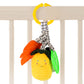 Nuluv Pineapple Baby Rattle – Soft Teether & Crinkle Toy, BPA-Free, 3+ Months