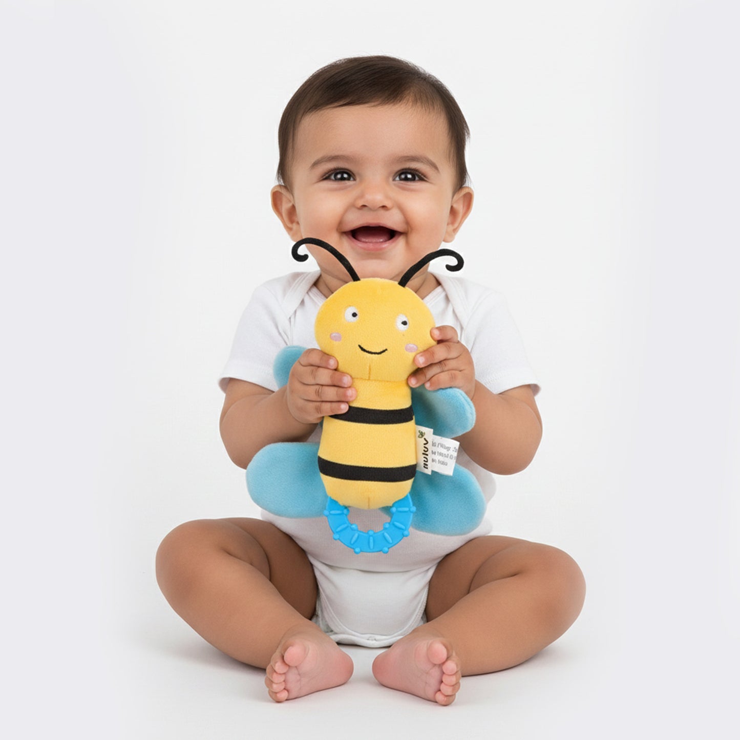 Nuluv Crinkly Bee Baby Sound Toy