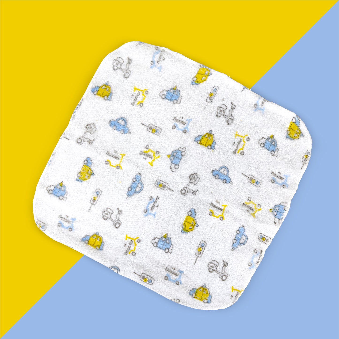 Nuluv Printed baby napkins for Boys - Pack of 6