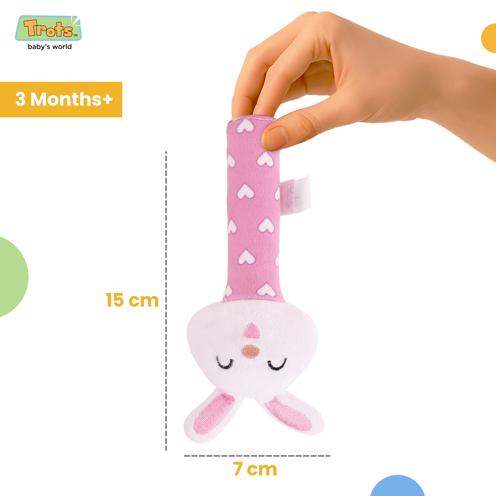 Trots Squeaky toy - Bunny Handle