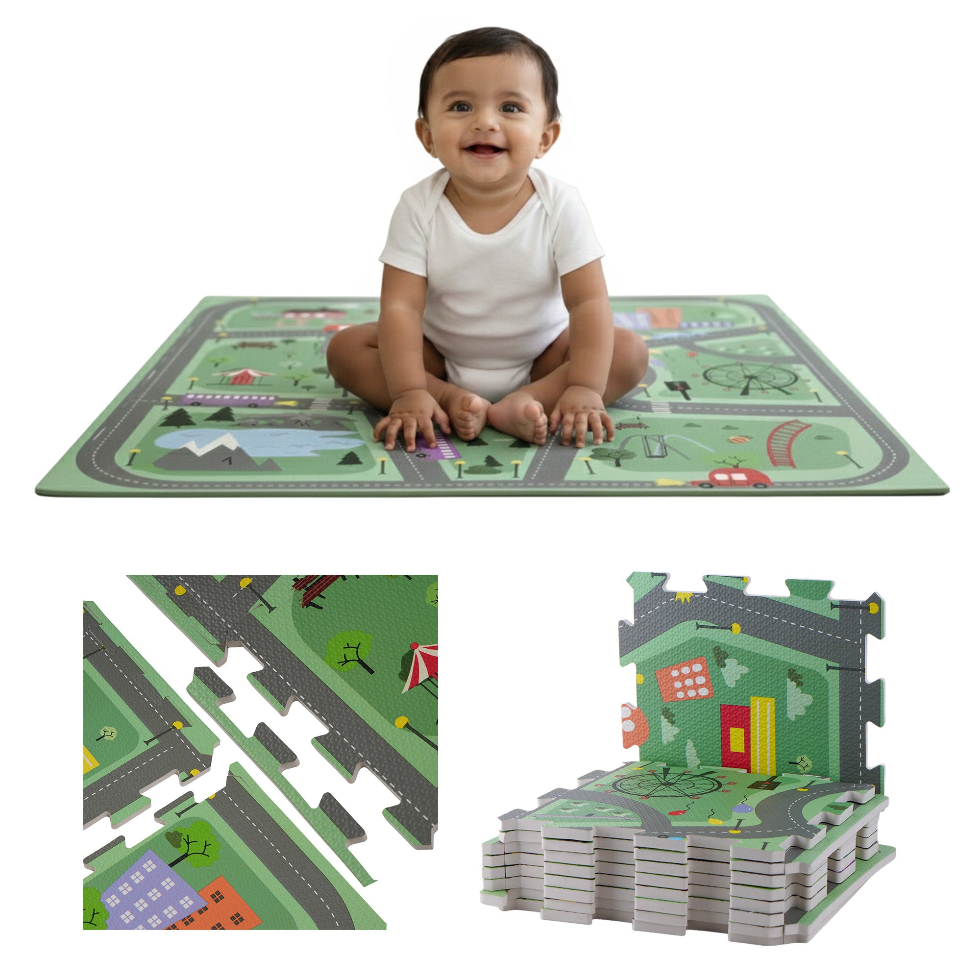Mini Drive Soft Foam Mat For Kids