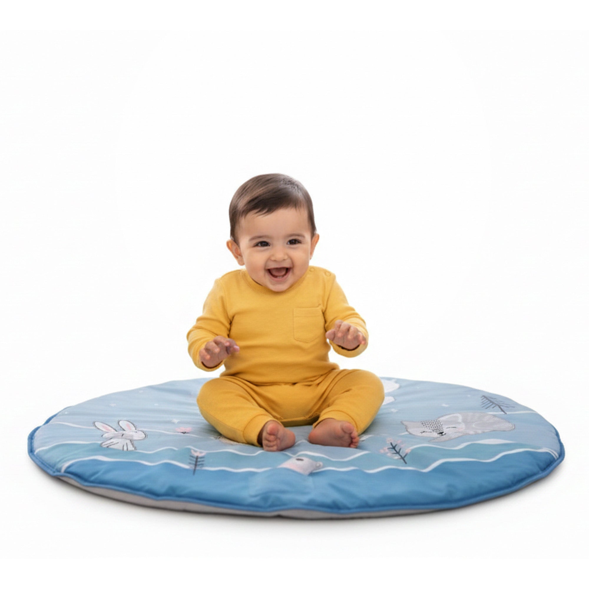 Nuluv Moonlight Activity Playmat for Baby With Mirror, Crinkle & Rattle