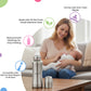 Nuluv Nourish+ Stainless Steel Baby Feeding Bottle
