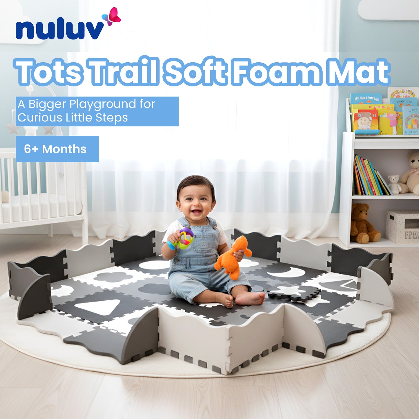 Tots Trail Soft Foam Amt With Fence