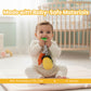 Nuluv Pineapple Baby Rattle – Soft Teether & Crinkle Toy, BPA-Free, 3+ Months