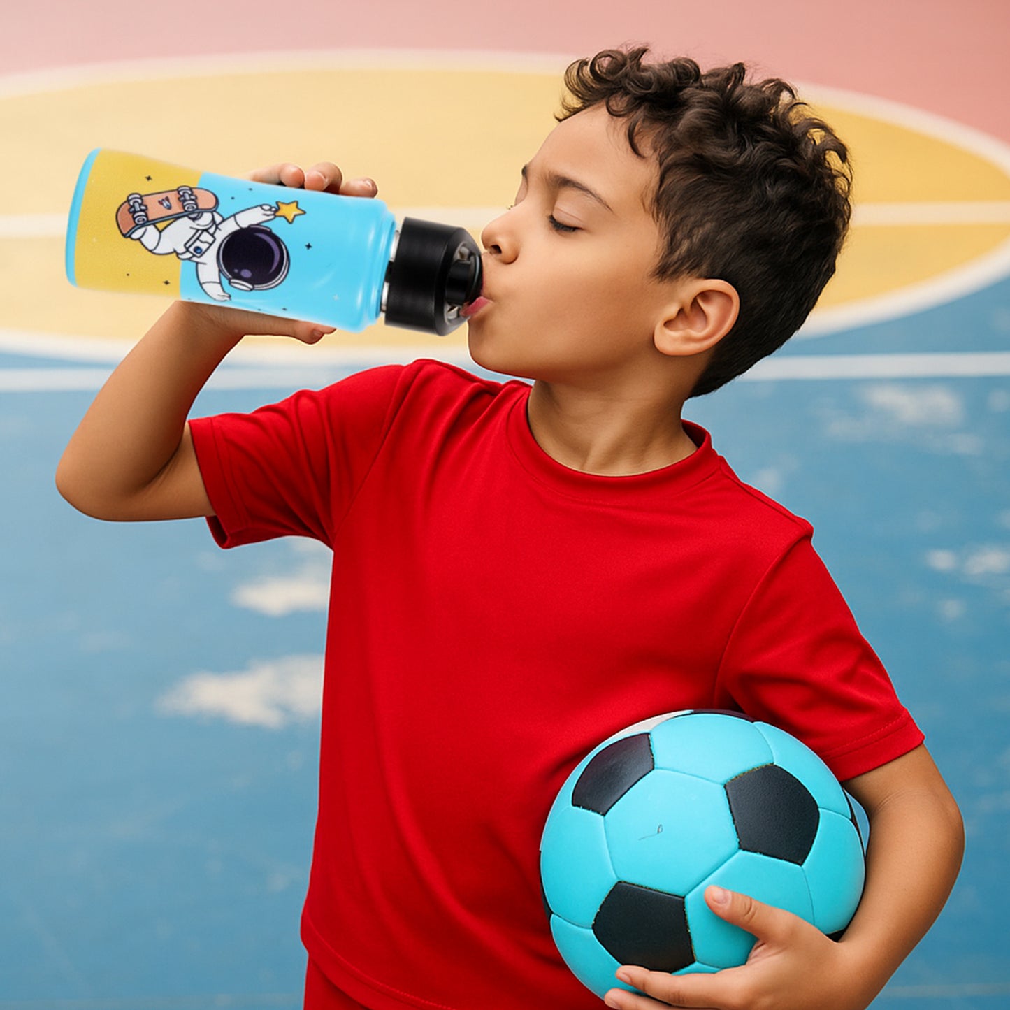 Nuluv Weaning and Feeding SS Sport Sipper Space For Baby