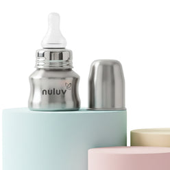 Nuluv Nourish+ Stainless Steel Baby Feeding Bottle