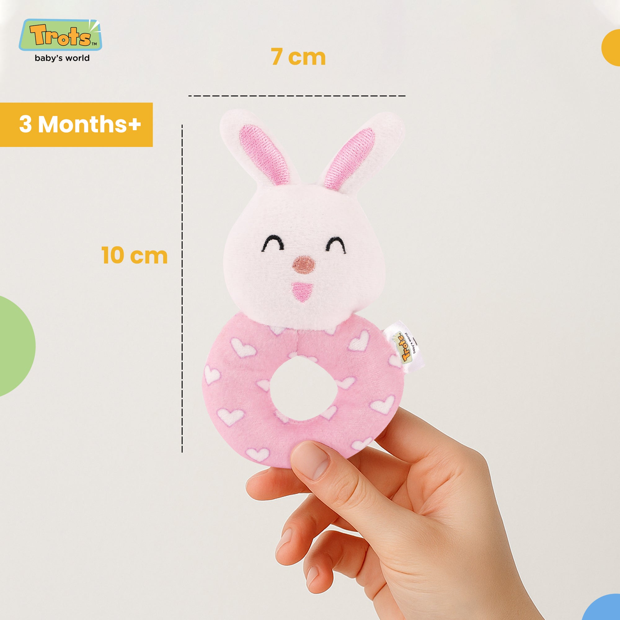 Trots Squeaky toy - Bunny Ring