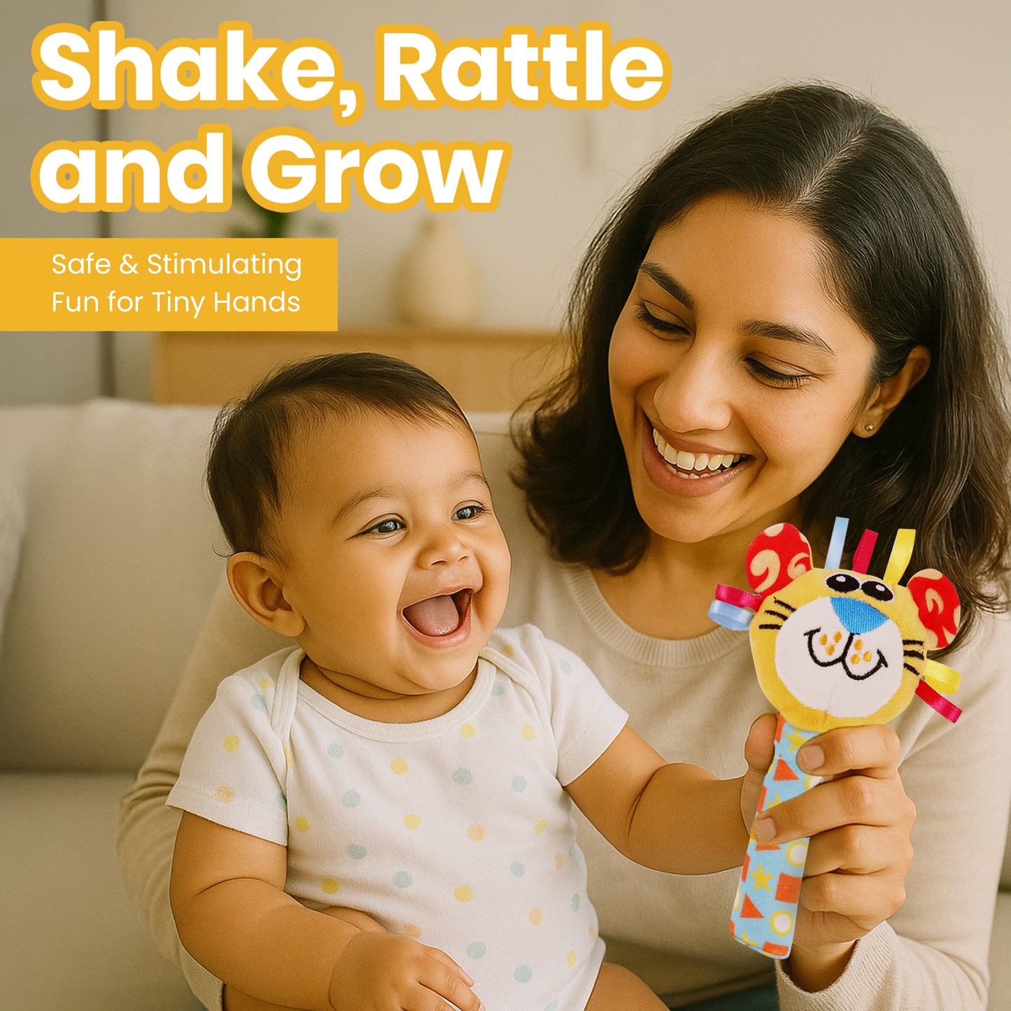 Nuluv Rattle Toy - Lion