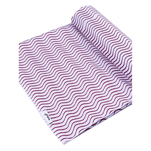 Nuluv Red Anchor Swaddle Soft and Breathable Wrap For Baby, Pack of 2