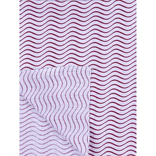 Nuluv Red Anchor Swaddle Soft and Breathable Wrap For Baby, Pack of 2