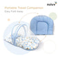 Foldable Baby Mosquito Net with Zip | 100% Cotton | Transport Design