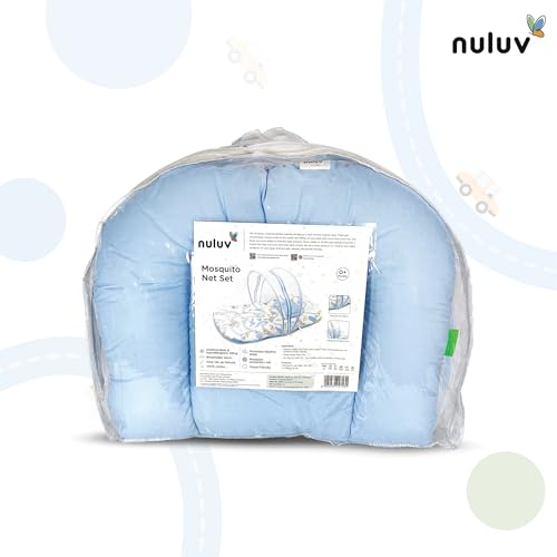 Foldable Baby Mosquito Net with Zip | 100% Cotton | Transport Design