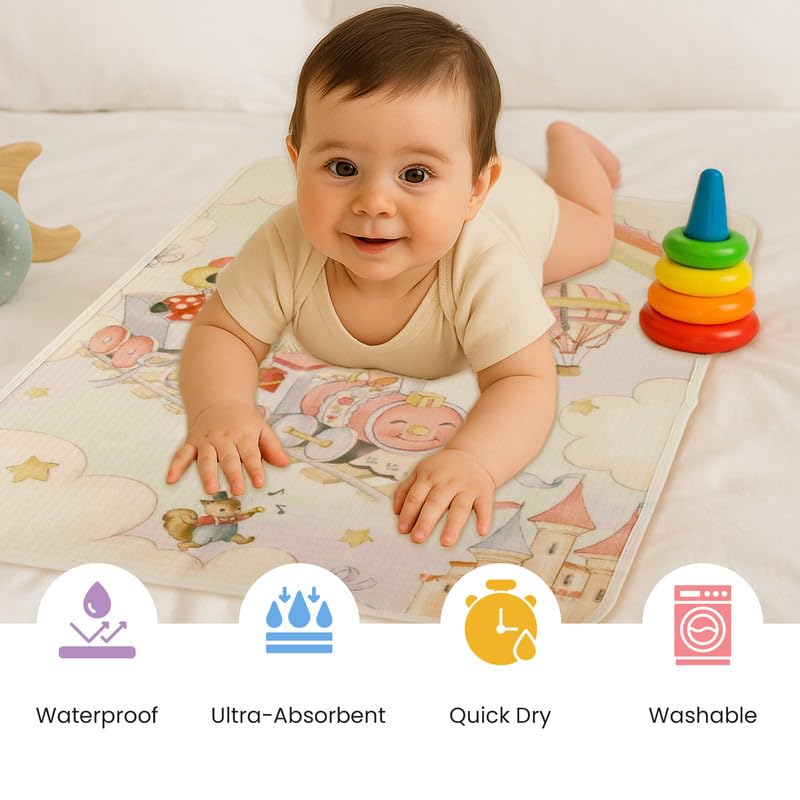 Nuluv Infant Pad Cotton Dry Sheet For Baby