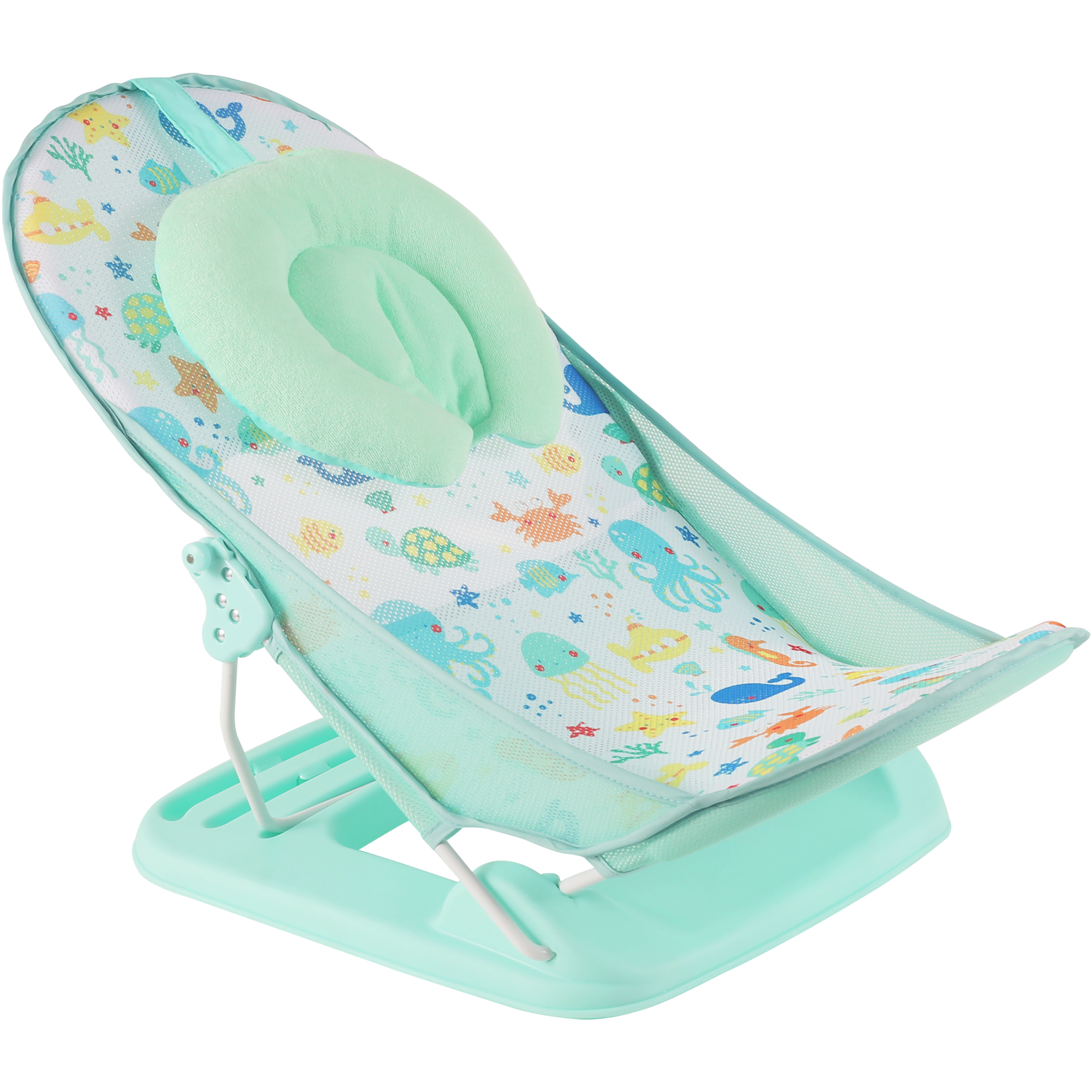 Baby Bather For Newborn Mesh Foldable Bath Chair Infants 0-3 Months