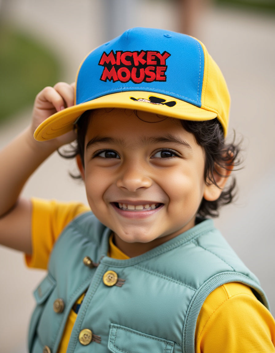 Mickey Mouse Kids Cap (3-8 Yrs)
