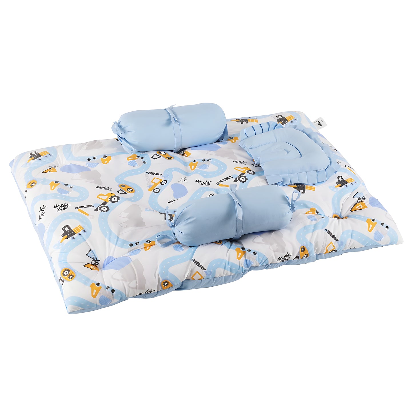 Nuluv Baby Gadda Set, Soft and Breathable Cot Mattress, 100% Cotton Mattress Set, Gadda Set