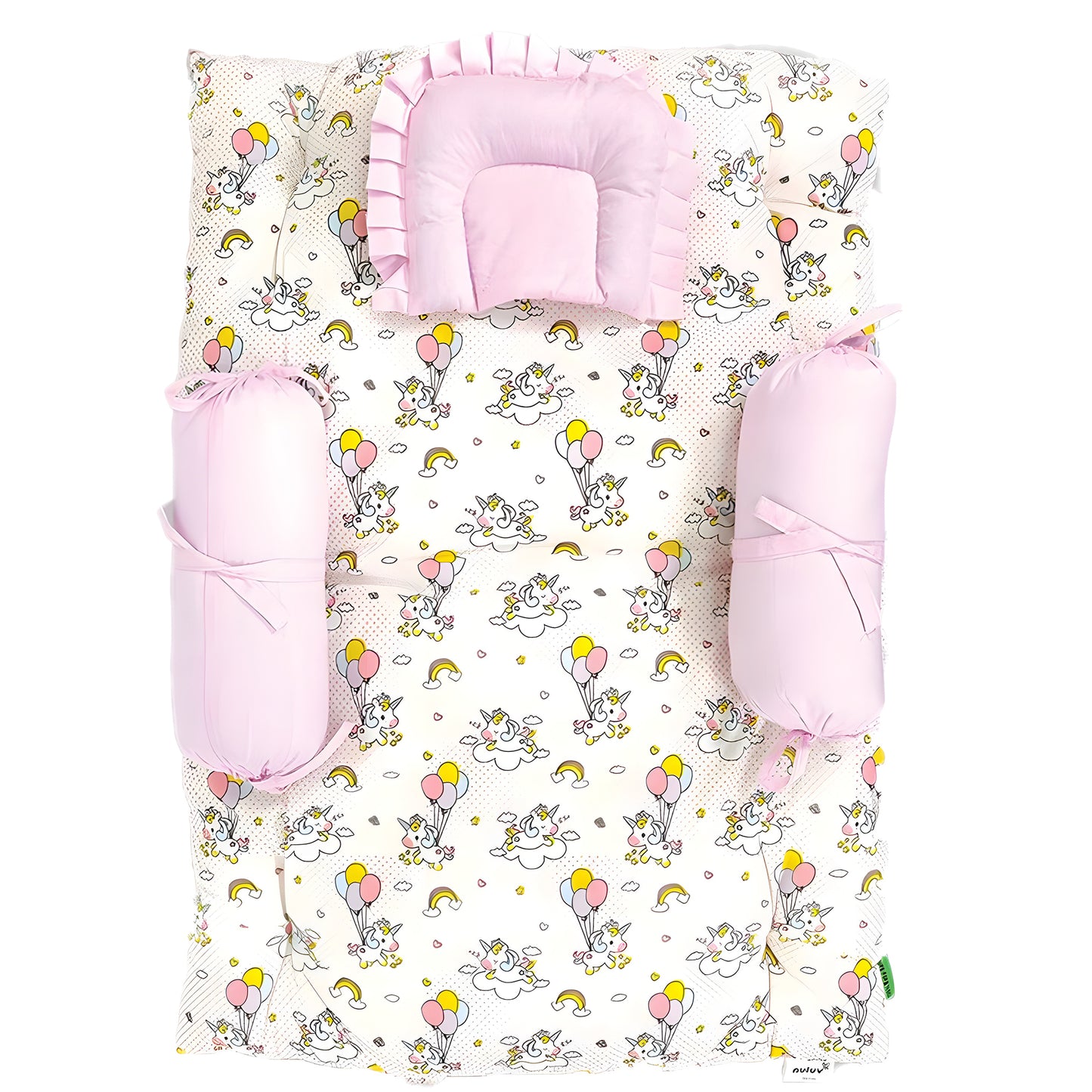 Nuluv Baby Gadda Set, Soft and Breathable Cot Mattress, 100% Cotton Mattress Set, Gadda Set