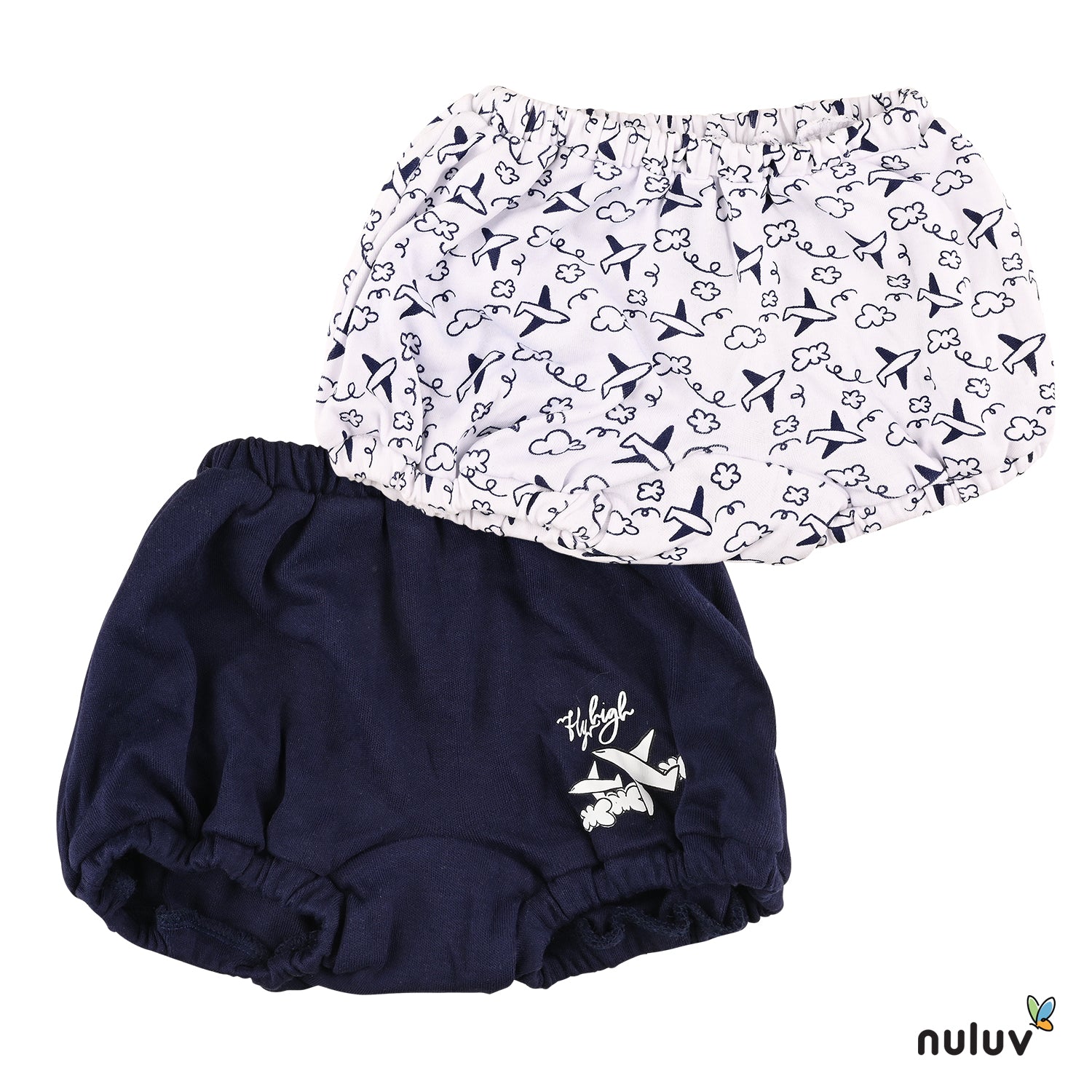 Nuluv Boys brief - Style Bloomer (Blue & White)