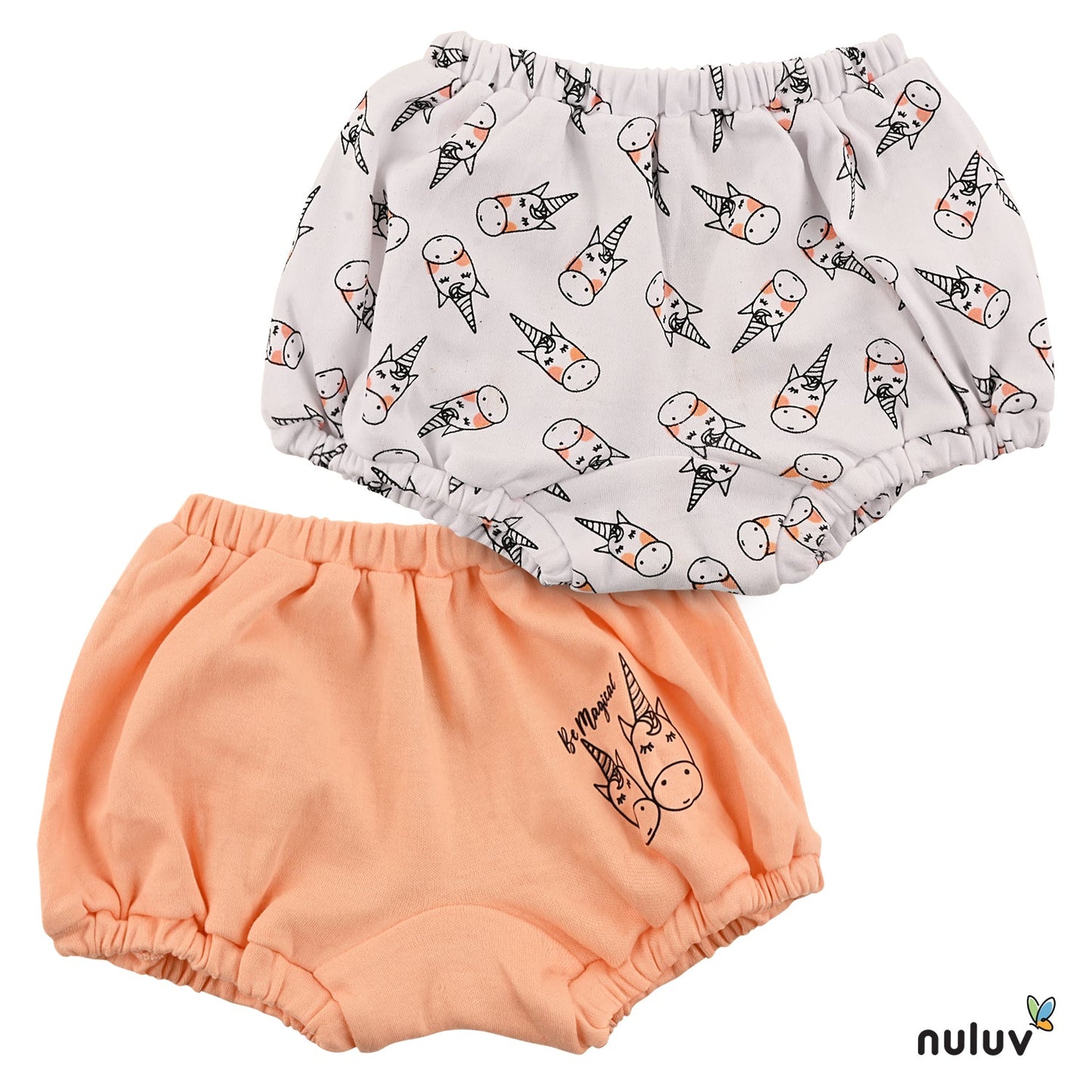 Nuluv Girl's panty - Style bloomer - Pack of 2