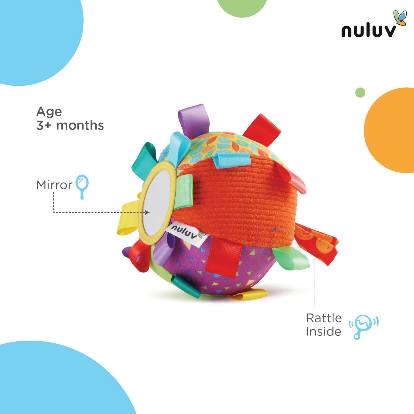 Nuluv Activity Ball 3+ Years Multicolor