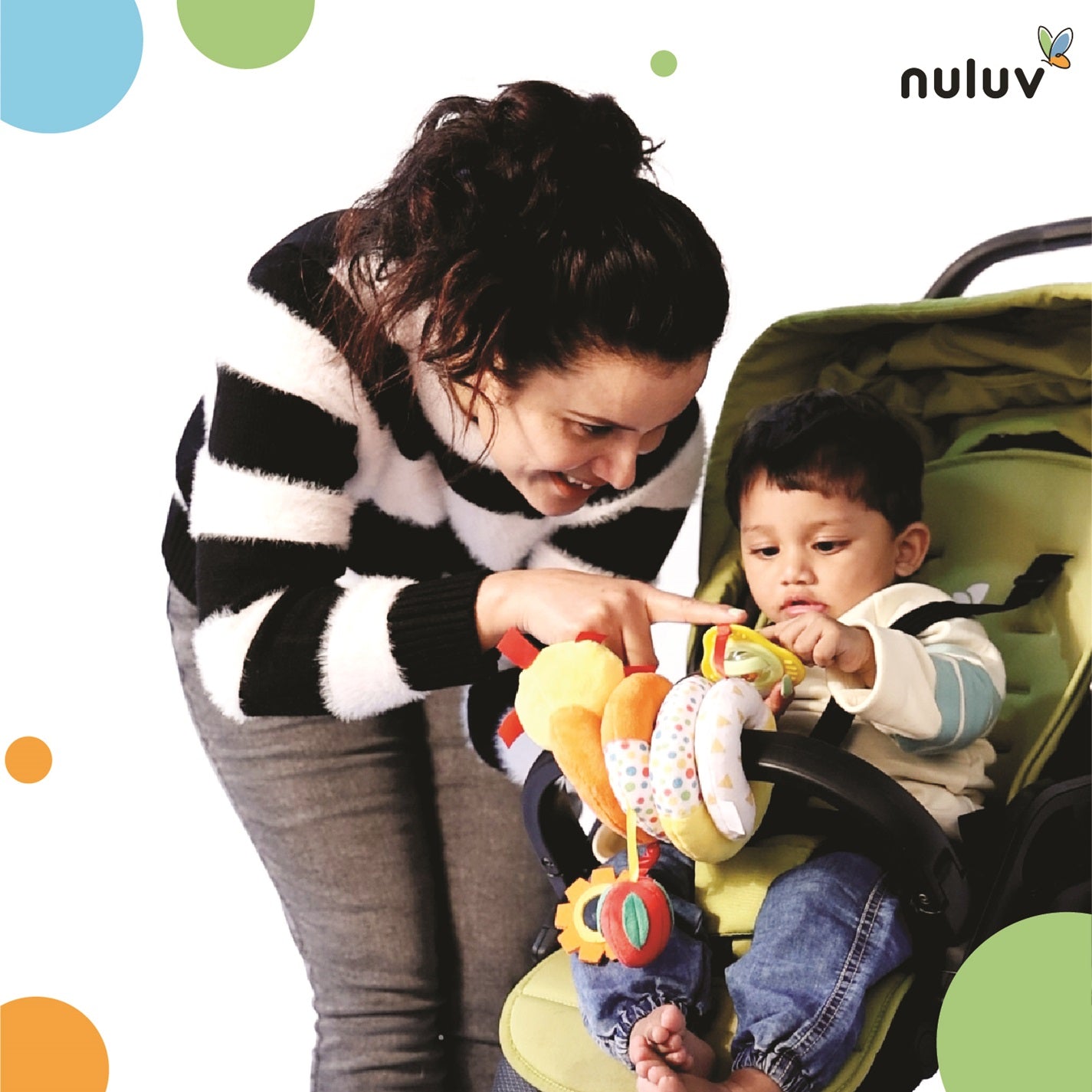 Nuluv Fruits Spiral 3+ Months Multicolor