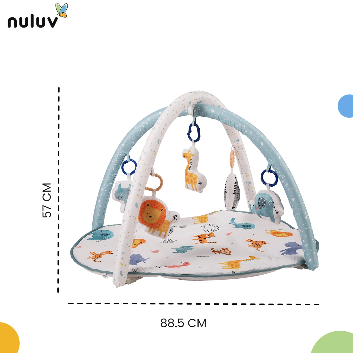 Nuluv Playgym - Jungle Birth to 12 Months Multicolor