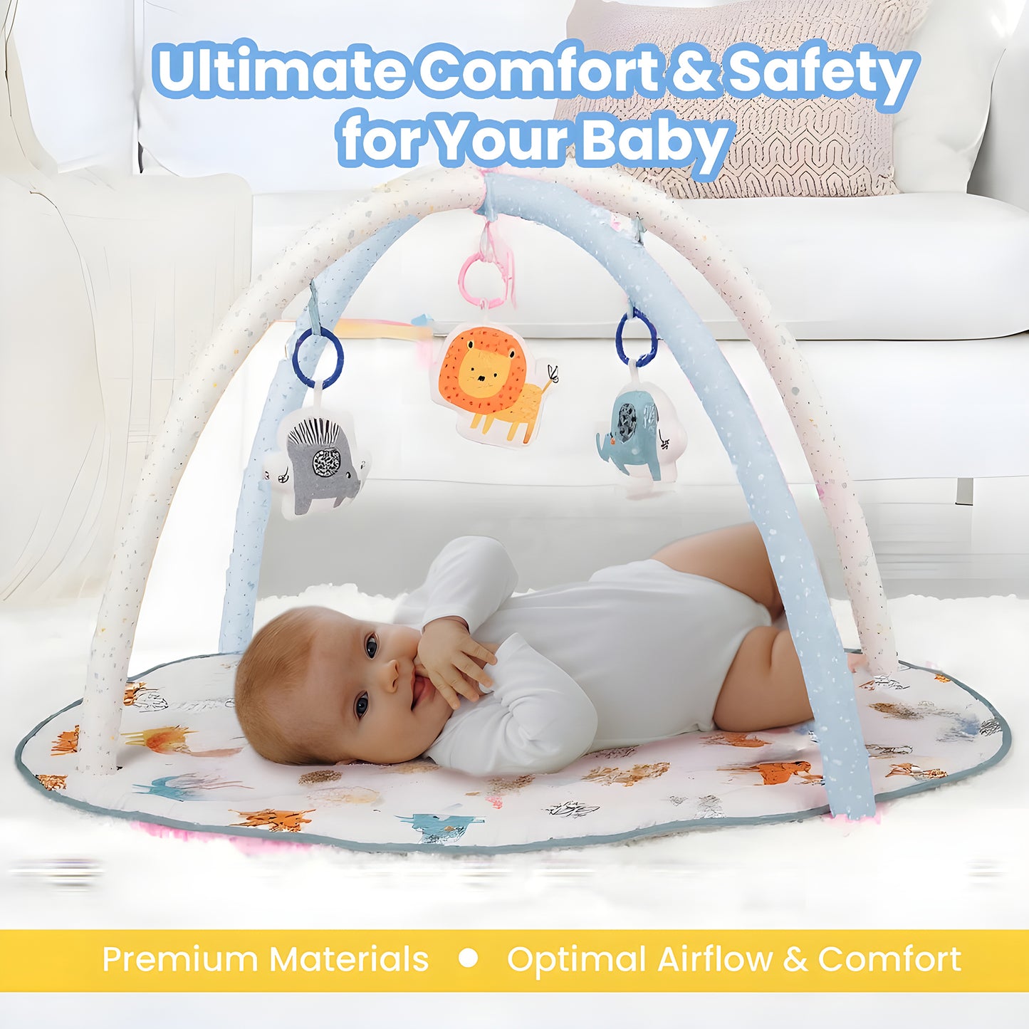 Nuluv Playgym - Jungle Birth to 12 Months Multicolor