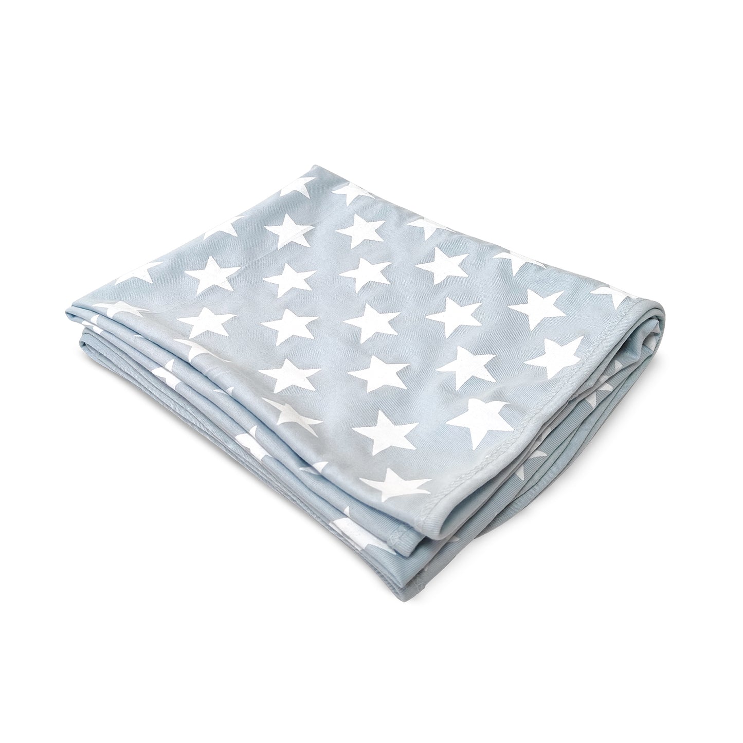 Nuluv Printed Baby Towel for Girl Grey Star Printed