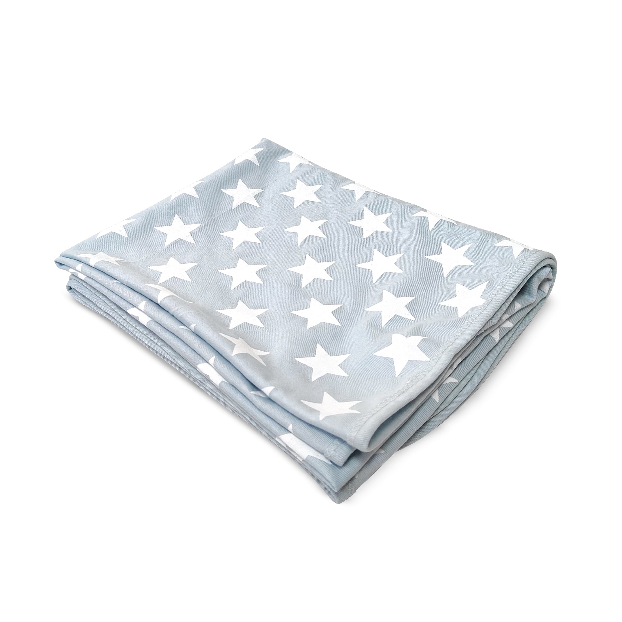 Nuluv Printed Baby Towel for Girl Grey Star Printed