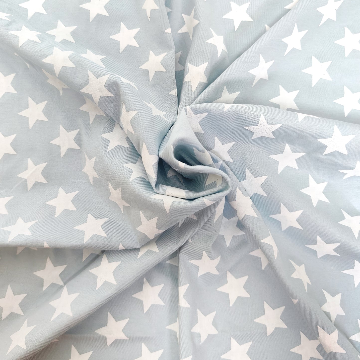 Nuluv Printed Baby Towel for Girl Grey Star Printed