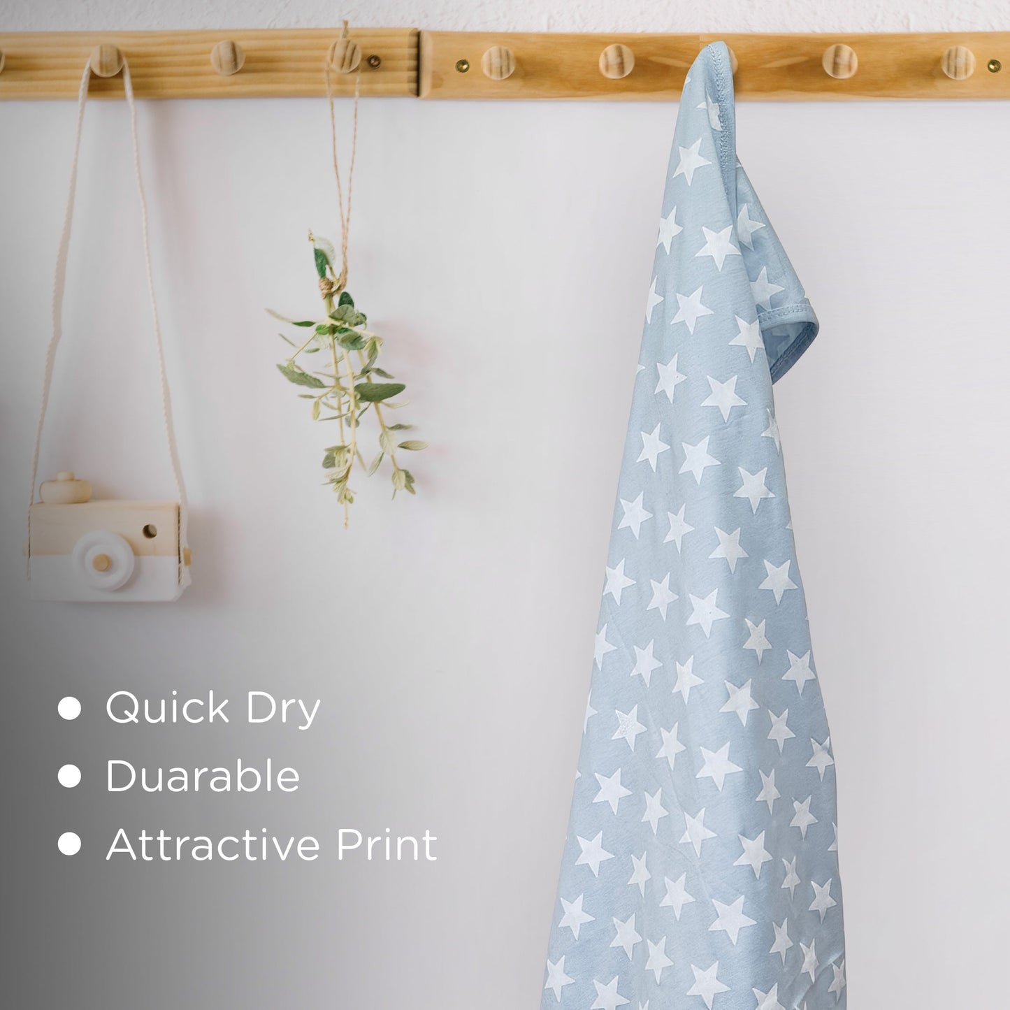 Nuluv Printed baby towel for Boys