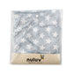 Nuluv Printed Baby Towel for Girl Grey Star Printed