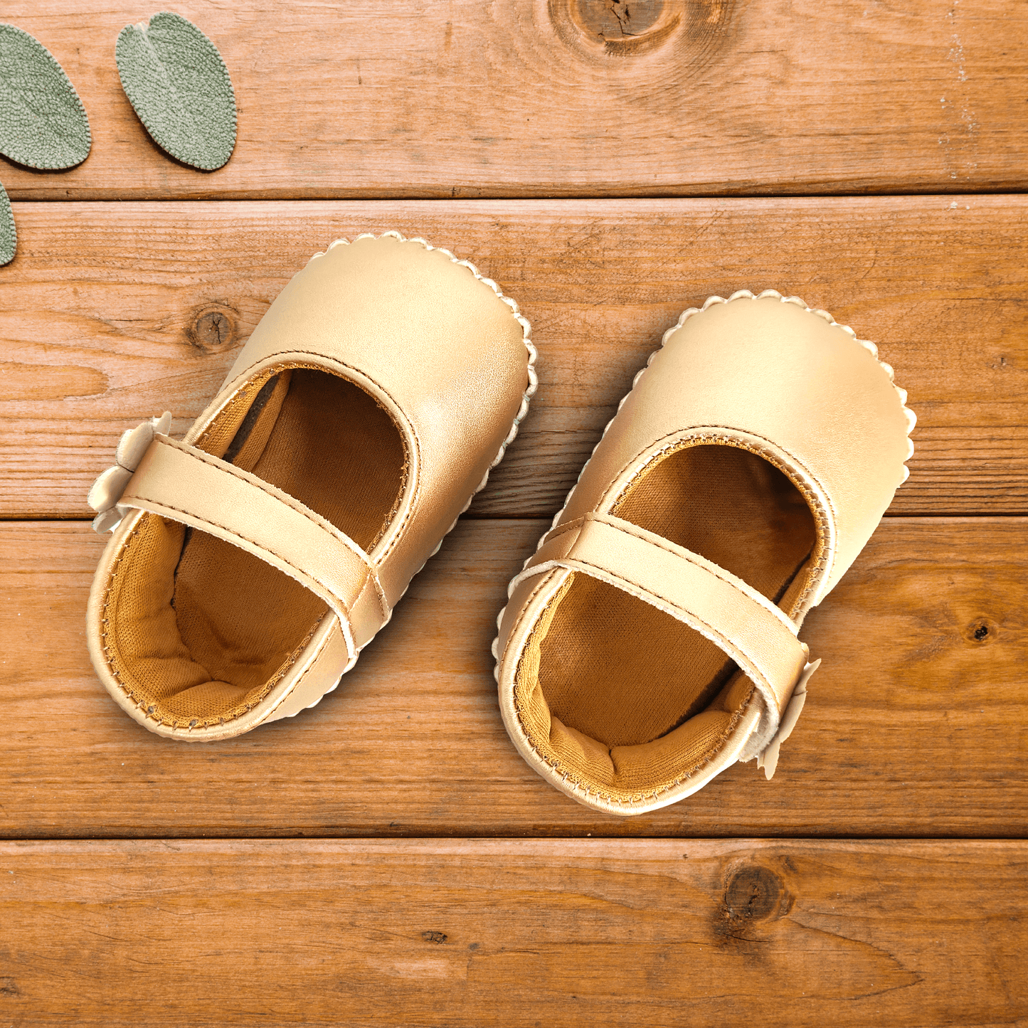 Infant Girl Shoes - Golden
