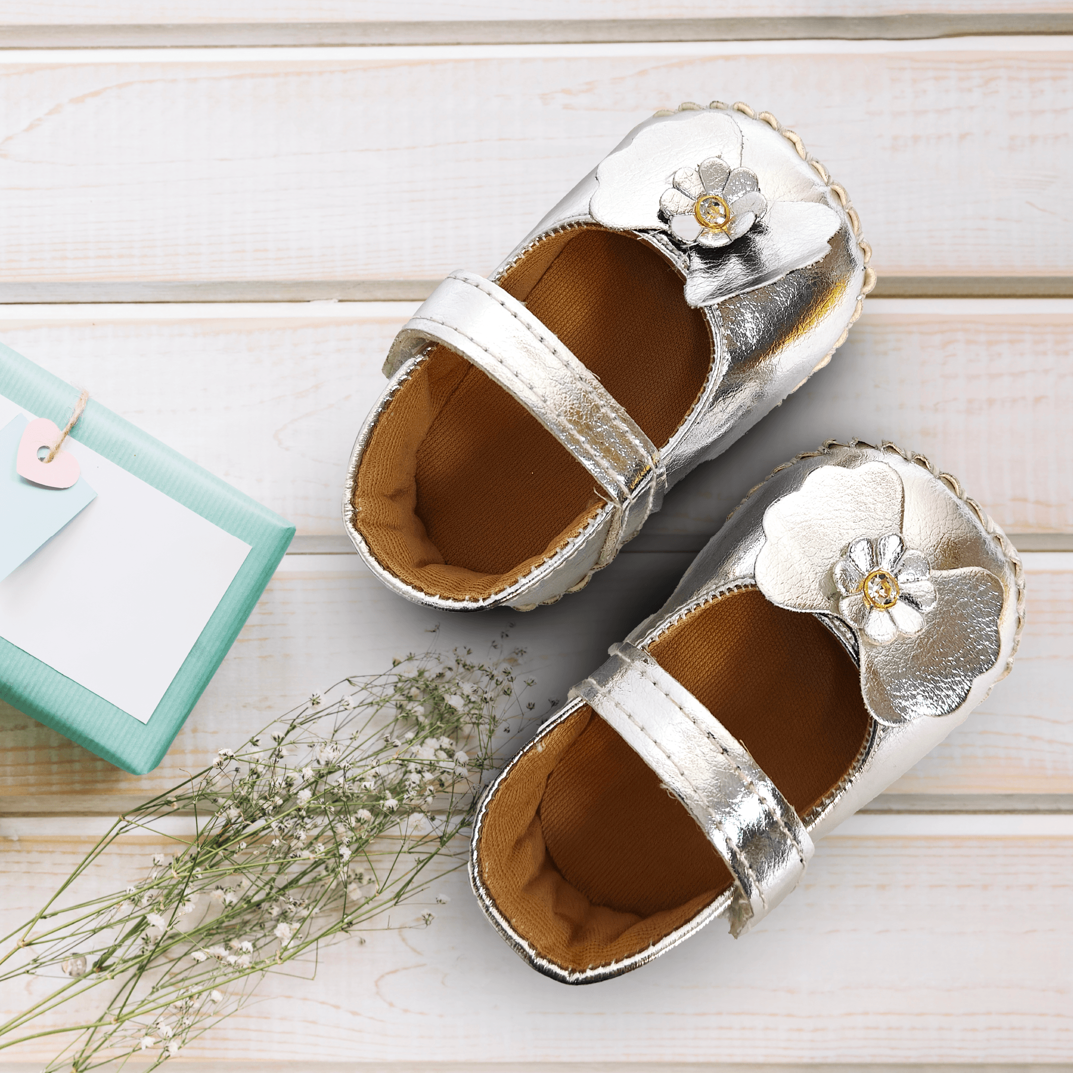 Infant Girl Shoes - Silver