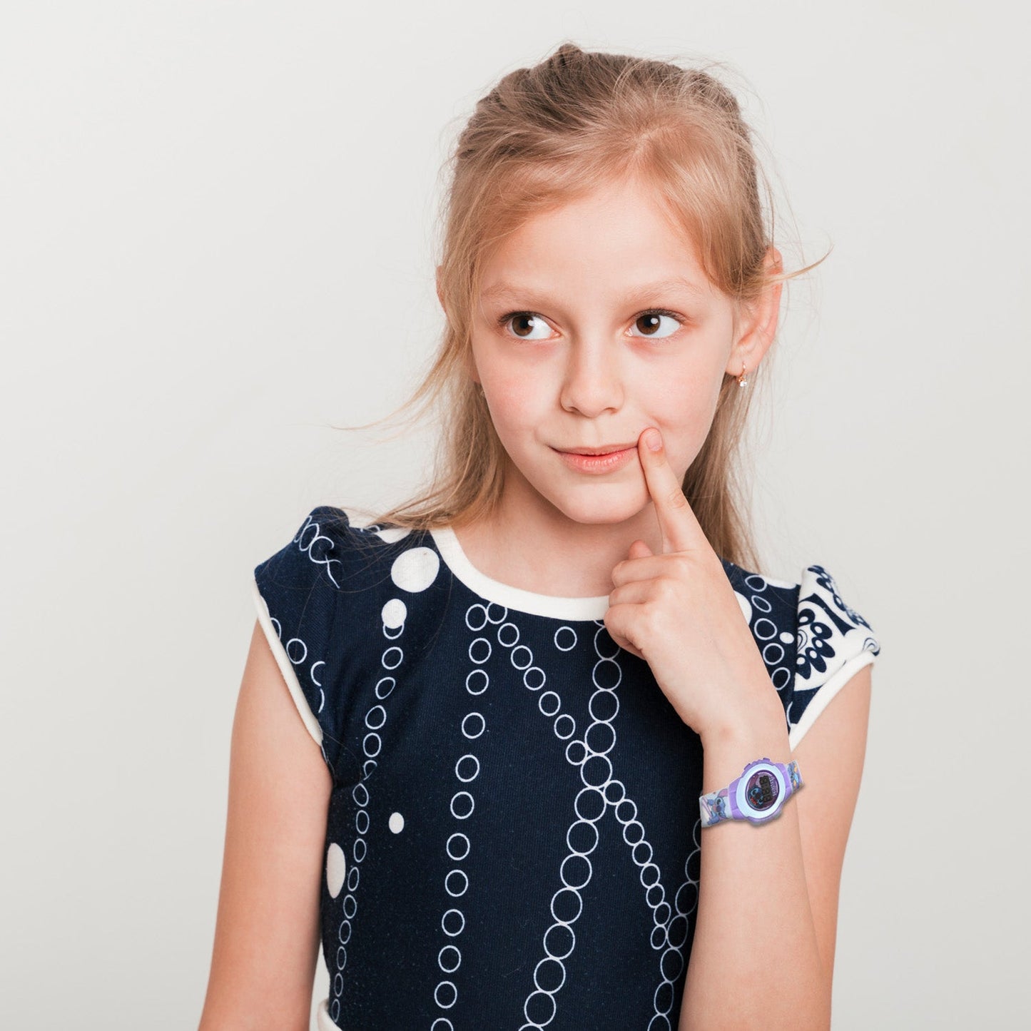 Disney Unisex Kids Printed Dial & Straps Digital Automatic Watch TKW0014