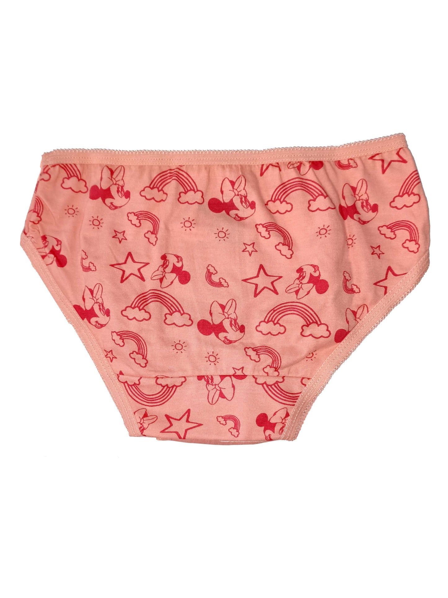 Girl's Minnie Mouse Printed Panty  (Pack of 3)