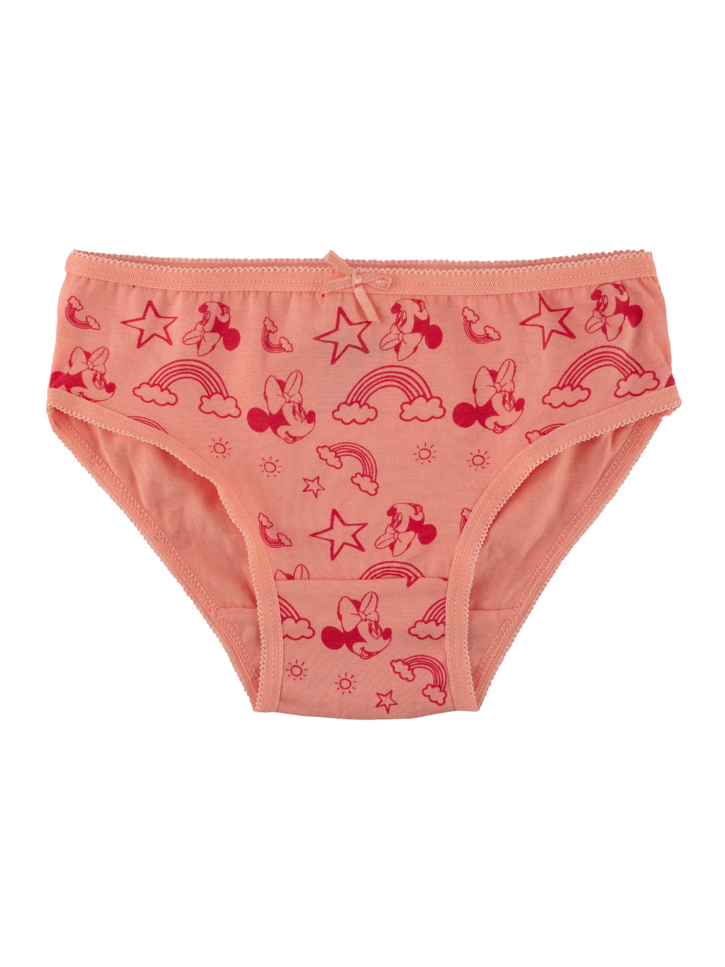 Girl's Minnie Mouse Printed Panty  (Pack of 3)